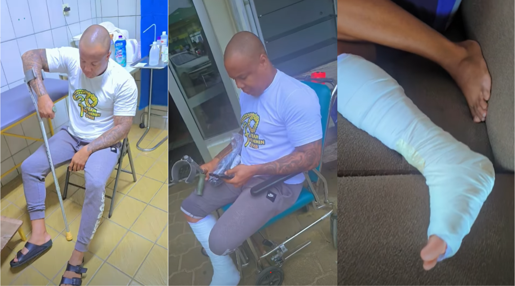 Video - Pepi loopt enkele dagen na winti op laatste dag AVD met krukken door gebroken voet