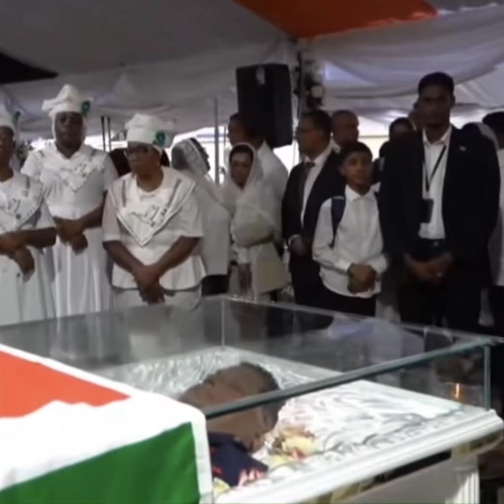 Vandaag laatste afscheid Chan Santokhi, de beste president die Suriname gekend heeft