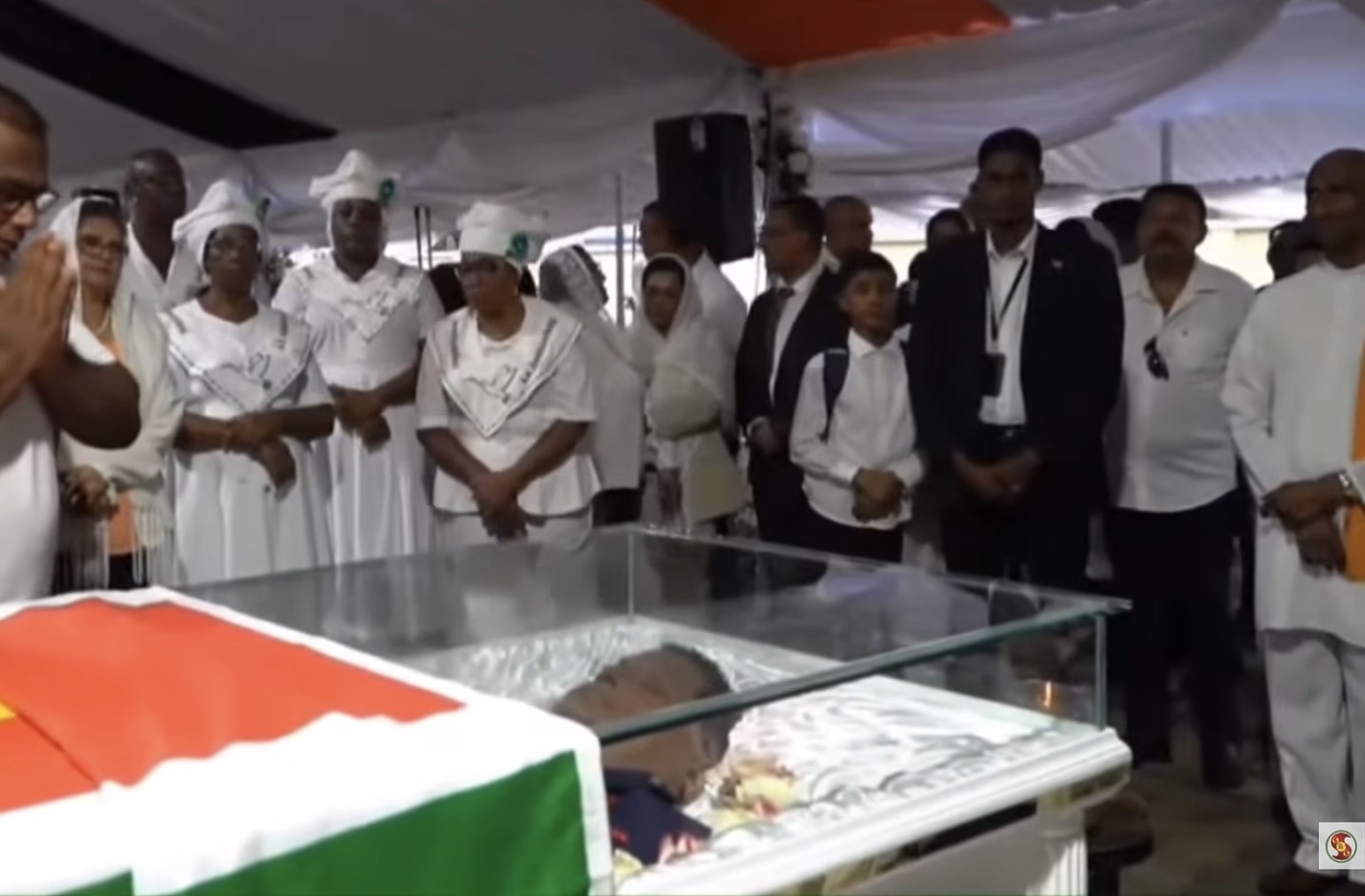 Vandaag laatste afscheid Chan Santokhi, de beste president die Suriname gekend heeft