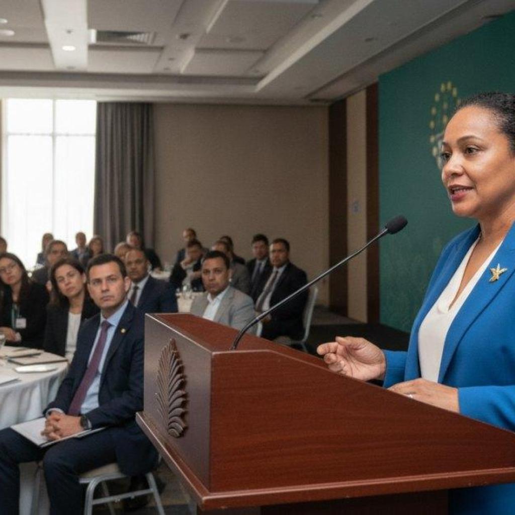 President Jennifer Simons vraagt banken om actievere rol in Surinaamse economie