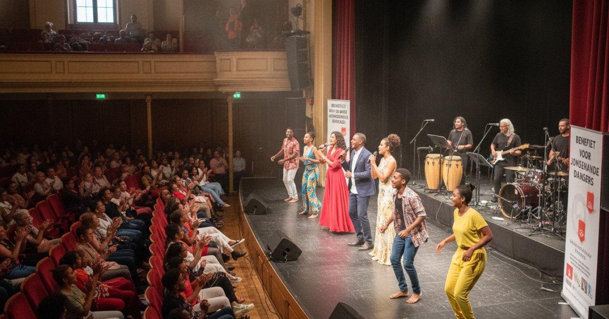 Surinaams-Nederlandse artiesten houden benefietvoorstelling voor jonge dansers in Theater On Stage