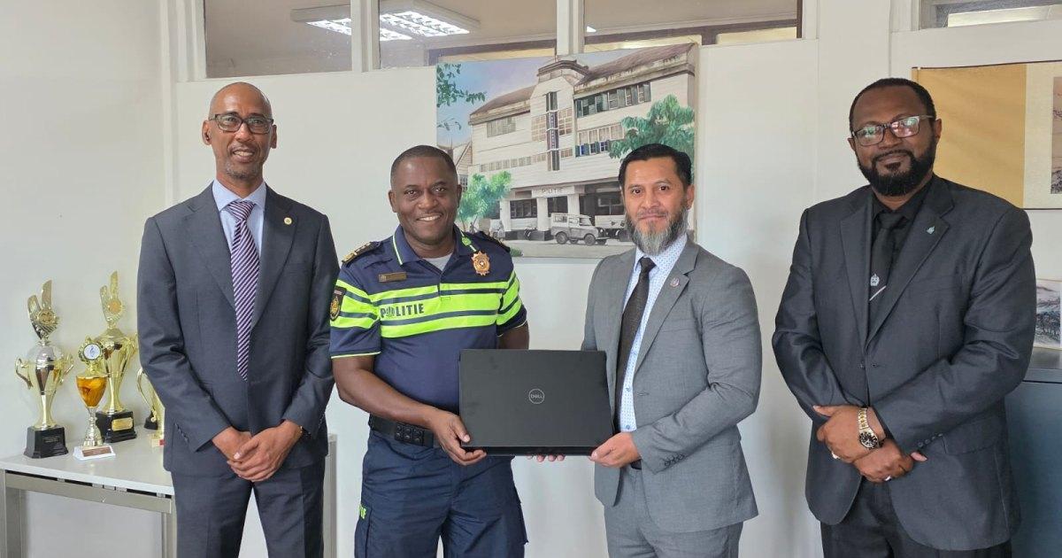 INTERPOL Washington schenkt apparatuur en software aan NCB Paramaribo via Project Terminus