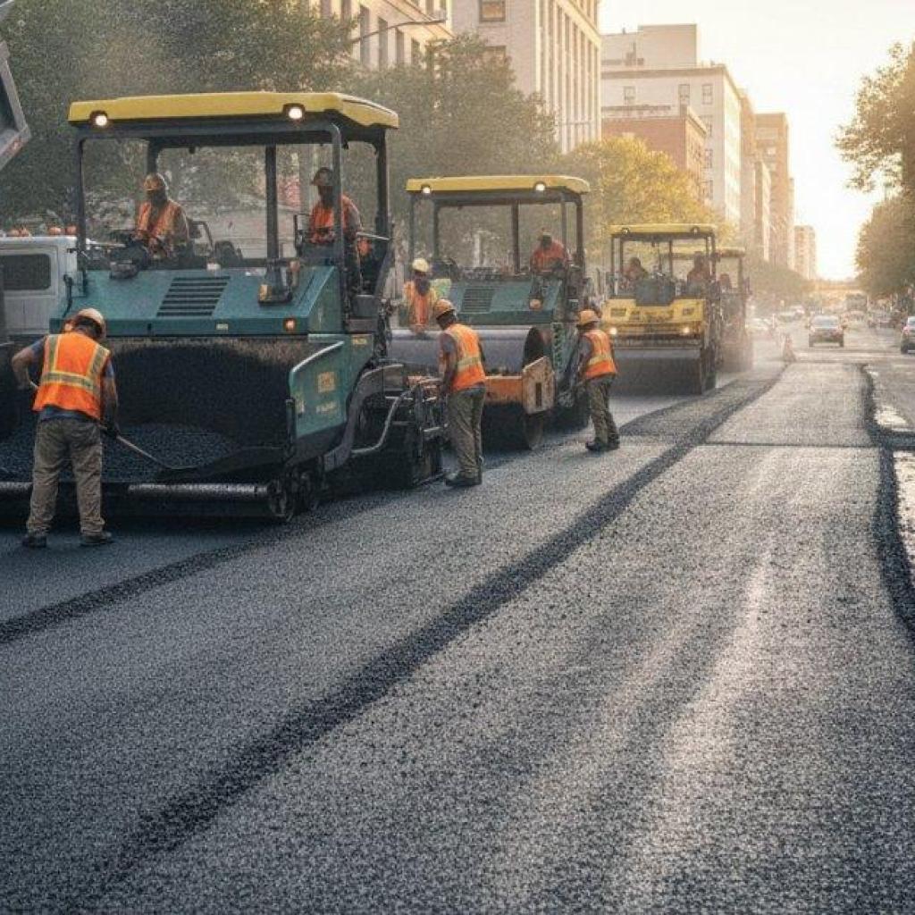 Aanpak van kuilen en scheuren op de Mr. Jagernath Lachmonstraat van start gegaan