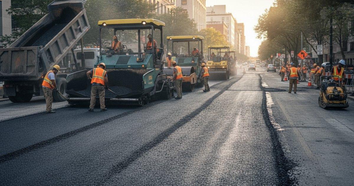 Aanpak van kuilen en scheuren op de Mr. Jagernath Lachmonstraat van start gegaan