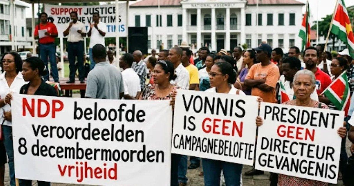 Vragen over verkiezingsbeloften rond veroordeelden in Decembermoorden-zaak