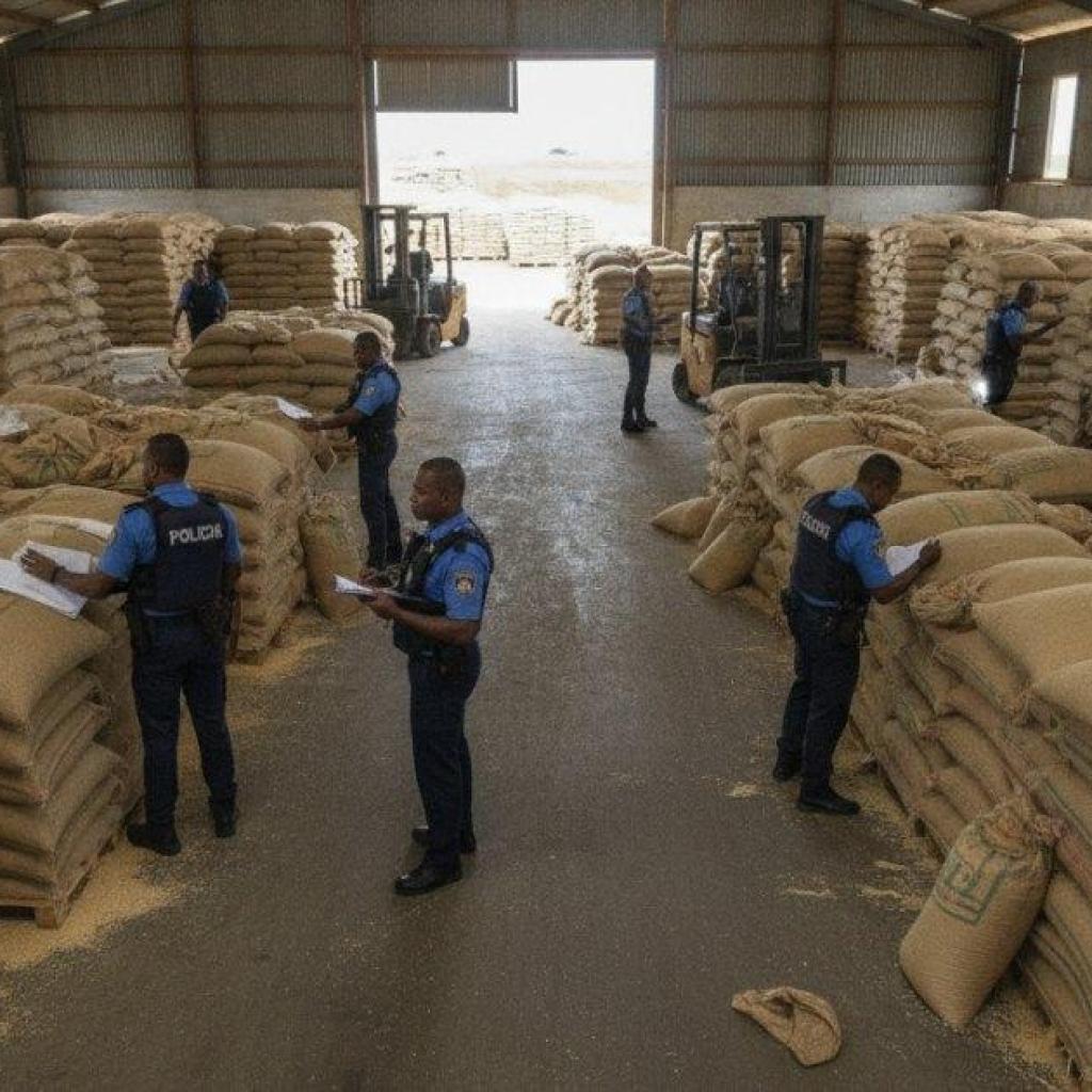 Politie onderzoekt mogelijke drugsvondst bij in beslag genomen rijst in Nickerie