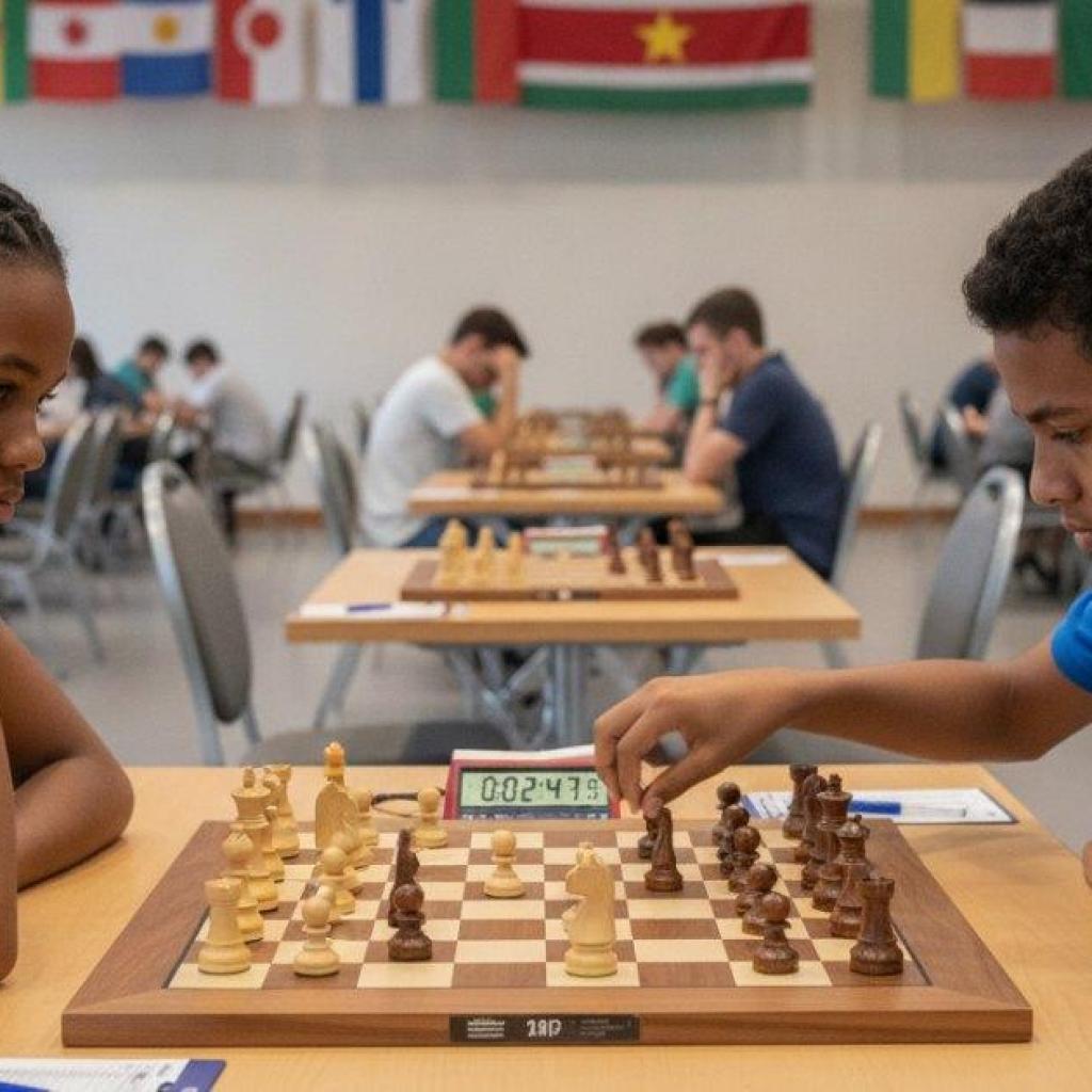 Jonge Surinaamse schakers Roger Orasji en Ethan Tjin Kon Kiem behalen titel Candidate Master in Oezbekistan