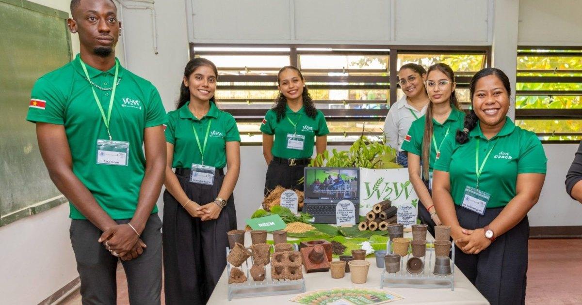 Surinaamse studenten tonen duurzame landbouwinnovatie tijdens bijeenkomst in Rome