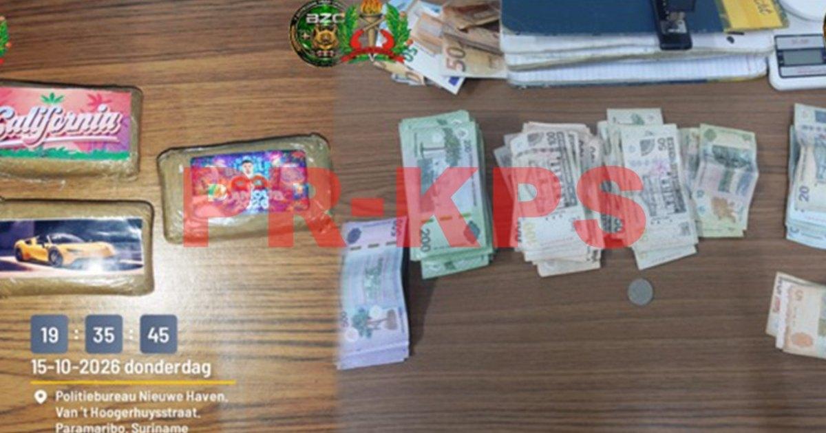 Twee drugsverdachten aangehouden aan de Commissaris Weytinghweg