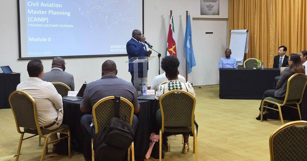 Vijfdaags leertraject van start om luchtvaartsector in Suriname strategisch te versterken
