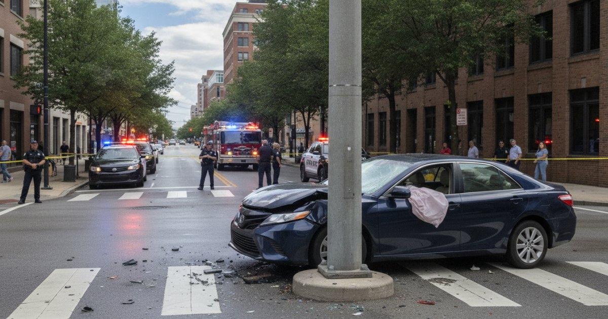 Autobestuurder overleden na botsing tegen elektrische mast aan de Abonestraat