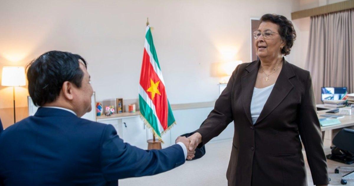 Suriname en Vietnam richten zich op intensievere economische samenwerking